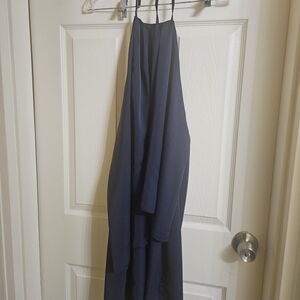 SHEIN Dark Blue Midi Dress